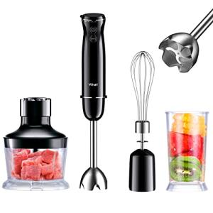 16段階スピード切替 2023NEWモデル ハンドブレンダー 1台5役 800Wパワフル