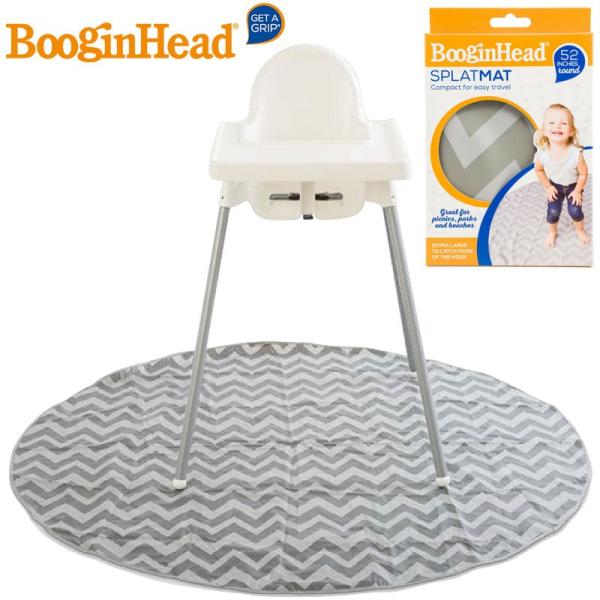 【販売終了】BooginHead ブーギンヘッド 防水スプラットマット 円形 (お食事マット 食べこ...