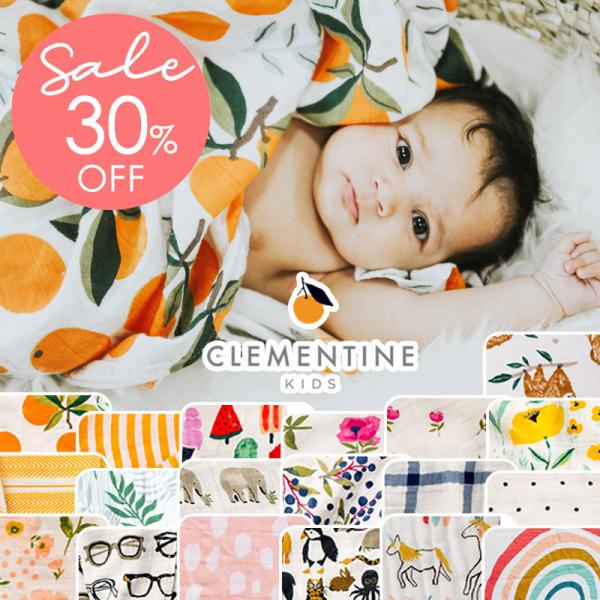 【販売終了】★30％OFF★ CLEMENTINE KIDS クレメンタインキッズ モスリン スワド...