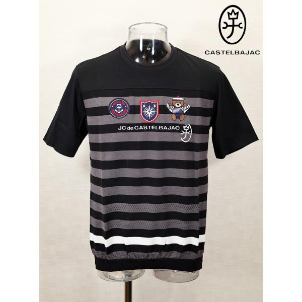 ★２０２４ 春夏 ・５０%OFF・ カステルバジャック【*002*】綿スムース前ニット半袖Tシャツ＜...