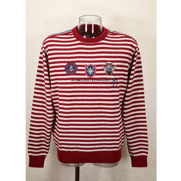 カステルバジャック【*2023秋冬半額SALE*】50％OFF・クルーネックセーター＜Lサイズ・LL...