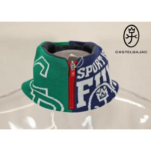 ★２０２４ 秋冬 カステルバジャック30％OFF【*002*】ニット・ネックウォーマー　ハーフジップ...