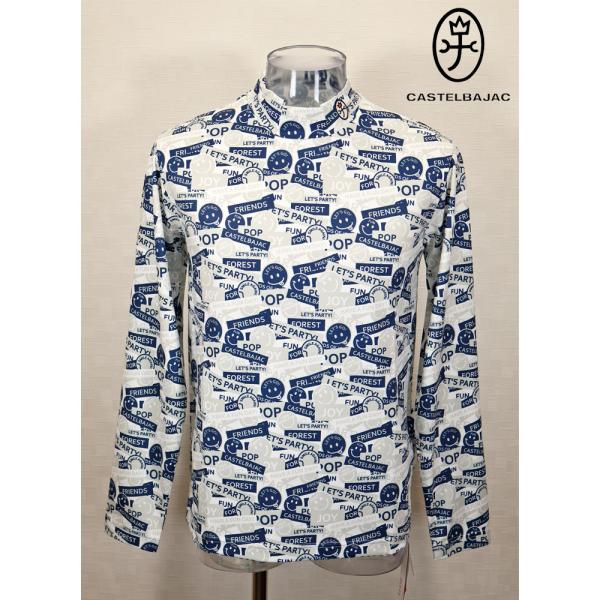 ★２０２５ 春夏 カステルバジャック【25周年*002*】40％OFF 長袖 モックネックＴシャツ ...