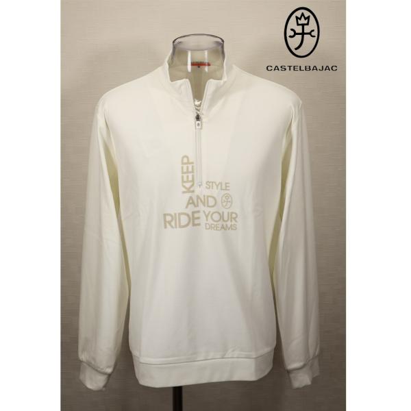 ★２０２５ 秋冬 新作 カステルバジャック【*002*】３０%OFF・両面起毛ストレッチ・ハーフジッ...