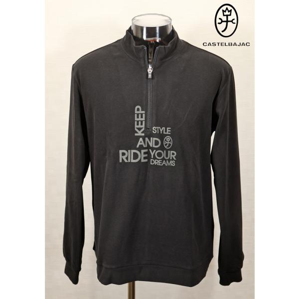 ★２０２５ 秋冬 新作 カステルバジャック【*002*】３０%OFF・両面起毛ストレッチ・ハーフジッ...