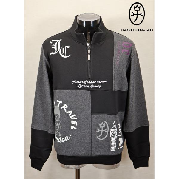 ★２０２５ 秋冬 新作 カステルバジャック【*002*】３０%OFF・ハーフジップトレーナー【裏ベロ...
