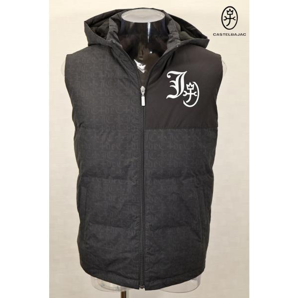 ★２０２５ 秋冬 新作 カステルバジャック【*002*】３０%OFF・ダウンベスト・ロゴモノグラム柄...