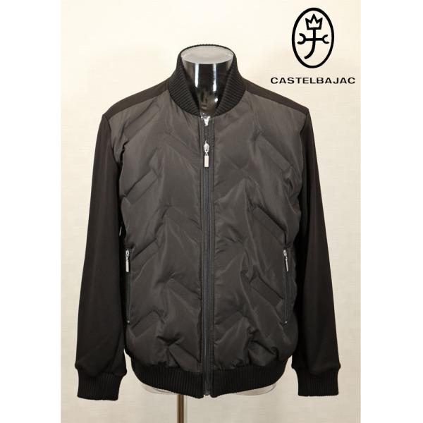 ★２０２５ 秋冬 新作 カステルバジャック【*002*】３０%OFF・ダウン切替裏起毛ブルゾン【切替...