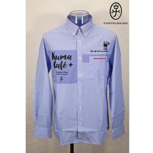 ★２０２５ 秋冬 カステルバジャック【gb*1】【*002*】40%OFF・長袖ボタンダウンシャツ＜Mサイズ・Lサイズ・LLサイズ＞-be7