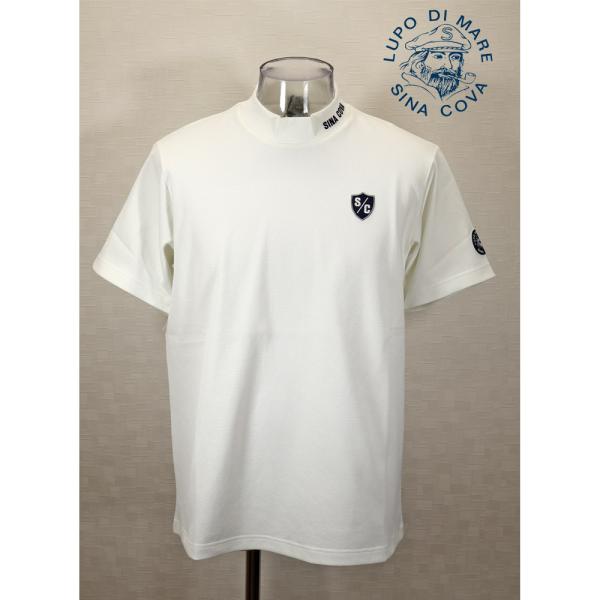 ★２０２５ 春夏　新作・３０%OFF・ シナコバ【*001*】半袖ハイネックＴシャツ （バックプリン...