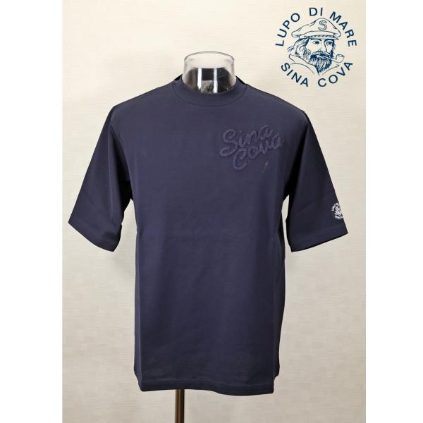 ★２０２５ 春夏　新作・３０%OFF・ シナコバ【*001*】モックネック五分袖Ｔシャツ＜Lサイズ・...