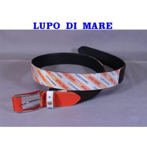 ★シナコバ＜３０％ＯＦＦ＞カジュアルベルト＜フリー＞ブラウン×オレンジ-hn236