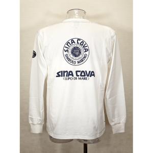 ★シナコバ＜３０％ＯＦＦ・SINA COVA & Guest-One コラボＴシャツ　限定品＞秋冬長袖Ｔシャツ＜Mサイズ・Ｌサイズ・ＬＬサイズ＞白-kt200｜Guest-one