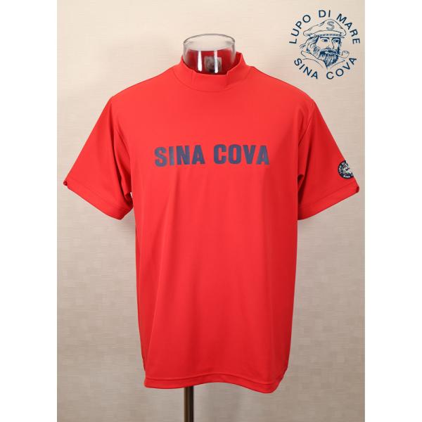 ★シナコバ【*001*】【*BIG SALE*】50％OFF・春夏半袖ハイネックＴシャツ＜Lサイズ・...