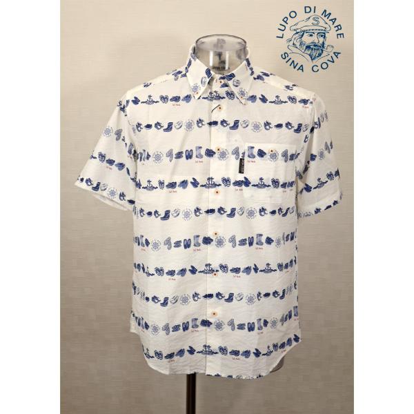 ★シナコバ【*001*】【*BIG SALE*】50％OFF・春夏半袖ボタンダウンシャツ＜Mサイズ＞...