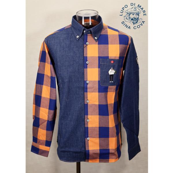 ★シナコバ【*001*】【*BIG SALE*】50％OFF・秋冬長袖ボタンダウンシャツ＜Lサイズ・...
