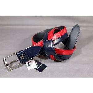 ★シナコバ＜３０%OFF＞カジュアルベルト＜フリー＞ネイビー×レッドov479