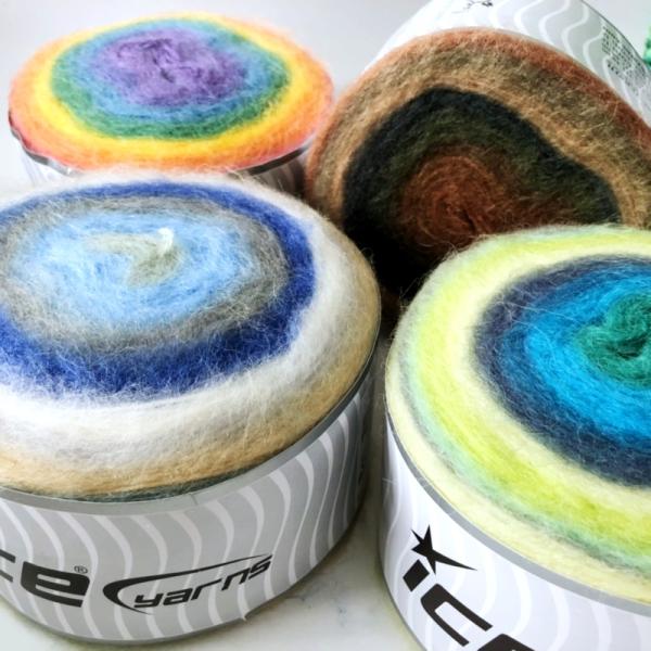 ICE Yarns ケーキ アンゴラ毛糸