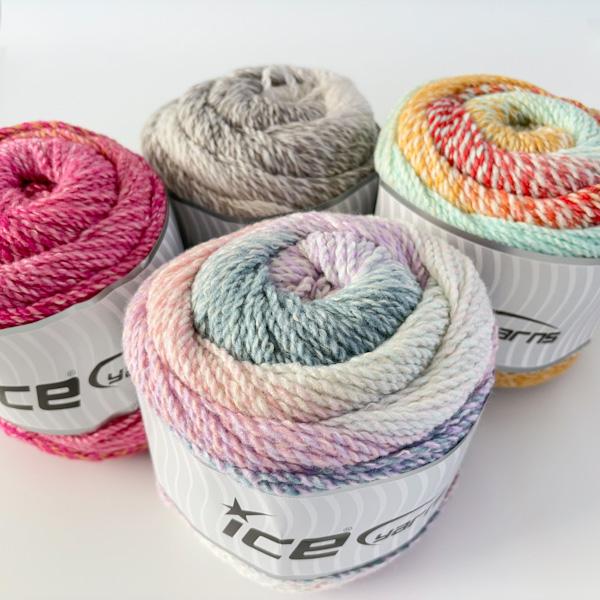 ICE Yarns ケーキ モザイクコットン毛糸