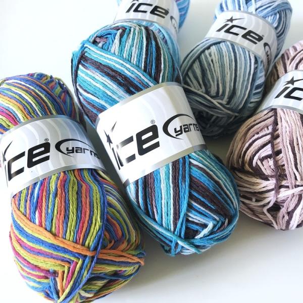 ICE Yarns ナチュラルコットンカラー毛糸