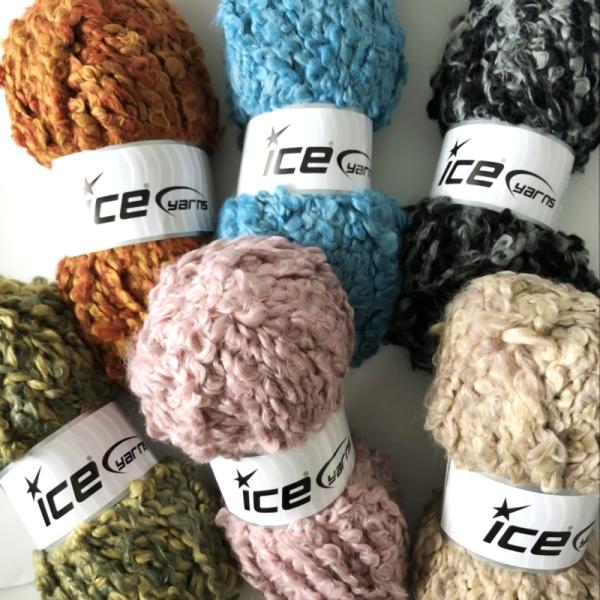 ICE Yarns ヴィトリア バルキーブークレー毛糸