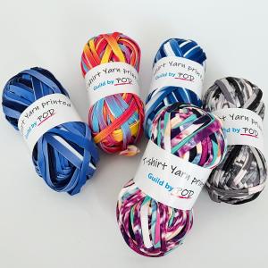 ロシアヤーン・Tシャツヤーン・編みつけ本革底板5枚 ロシアヤーン・T