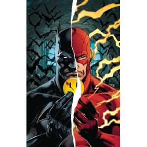(25％オフの特別価格でお取り寄せ)BATMAN FLASH THE BUTTON DELUXE ED HC (REBIRTH)