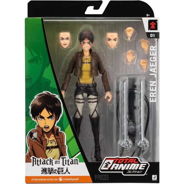 トータル・アニメ 6.5インチ アクションフィギュア/エレン・イェーガー（進撃の巨人）