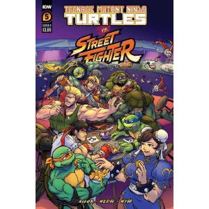 TEENAGE MUTANT NINJA TURTLES VS STREET FIGHTER #5 ...