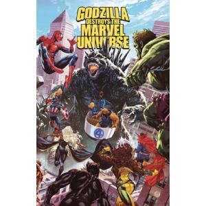 GODZILLA DESTROYS THE MARVEL UNIVERSE TP