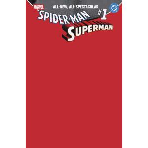MARVEL DC SPIDER-MAN SUPERMAN #1＜バリアントカバー/G＞（ダメージあ...