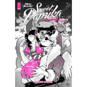 MIRKA ANDOLFO'S SWEET PAPRIKA BLACK WHITE &amp; PINK H...