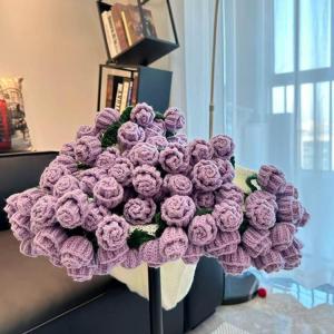 花束ブランケット ブーケブランケット かぎ針編...の詳細画像3