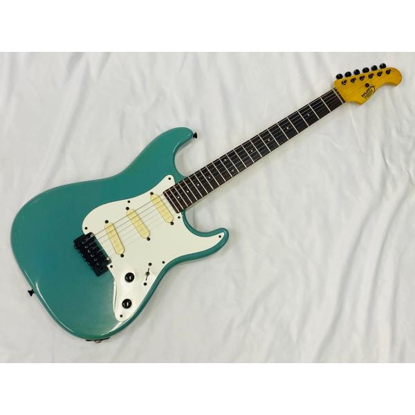 Moon SST-176B(3X) SG/R BK ムーン ストラトタイプ サーフグリーン 1998...