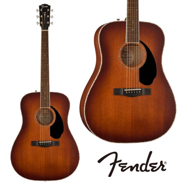 Fender PD-220E Dreadnought All Mahogany - Aged Cog...