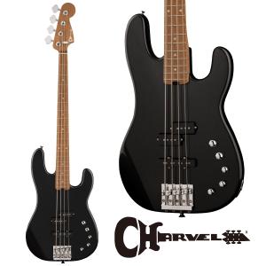 Charvel Pro-Mod San Dimas Bass PJ IV - Metallic Black / Caramelized Maple - │ メタリックブラック《ベース》｜guitarplanet