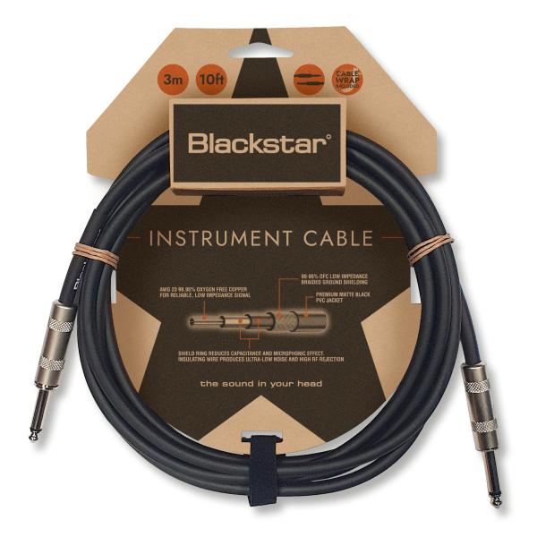 Blackstar Standard Instrument Cable 3m S/S《ギターケーブル...