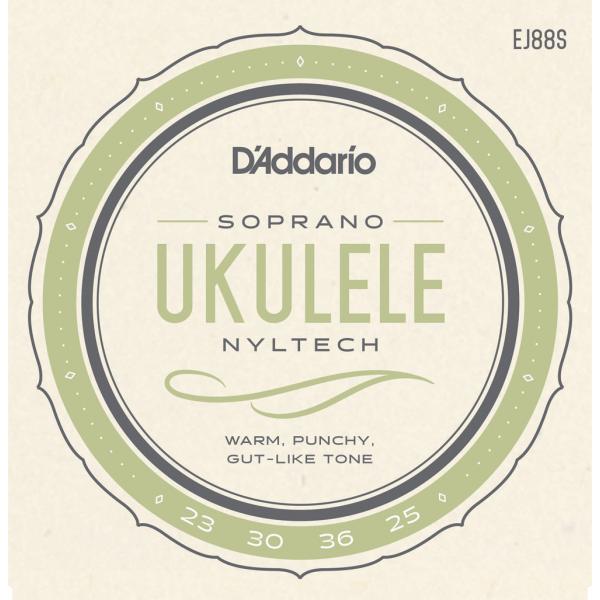 D'Addario EJ88S Nyltech ソプラノウクレレ弦セット
