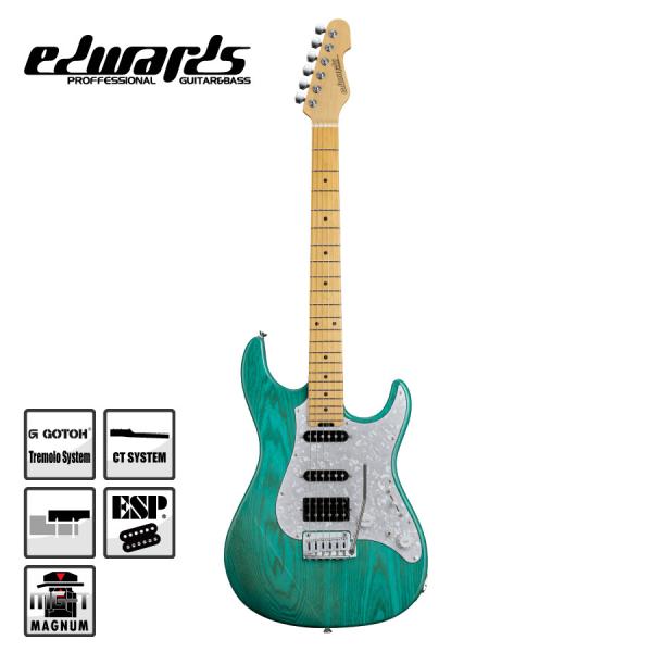 Edwards E-SNAPPER-AS/M -Turquoise- │ ターコイズ《エレキギター》