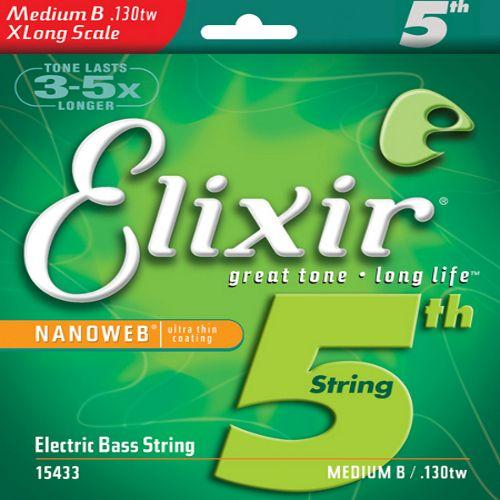 Elixir NANOWEB Medium Low-B Extra Long Scale 15433...