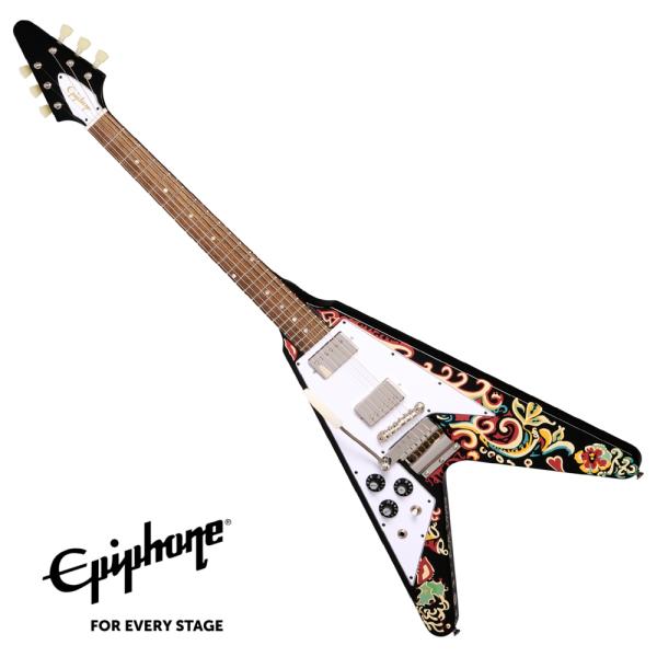 【レフティモデル】Epiphone Jimi Hendrix "Love Drops" Flying...