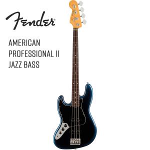 Fender USA American Professional II Jazz Bass Left-Hand -Dark Night / Rosewood-《ベース》｜guitarplanet