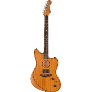 Fender USA AMERICAN ACOUSTASONIC JAZZMASTER ALL MAHOGANY-NATURAL-《エレキギター》｜guitarplanet