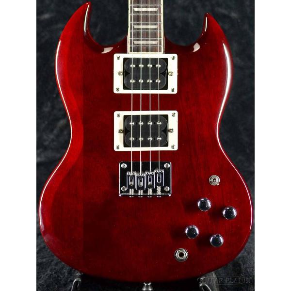 Flight Rock Series Pioneer CR-Cherry Red-《エレキウクレレ》