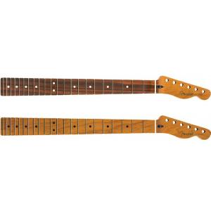 Fender Roasted Maple Telecaster Neck -Jumbo Frets / Flat Oval Shape-│