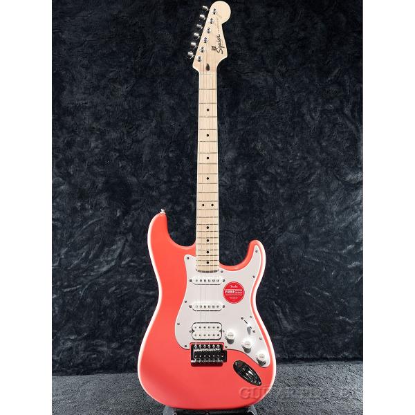 Squier Sonic Stratocaster HSS -Tahitian Coral-《エレキ...