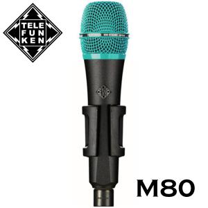 TELEFUNKEN Dynamic Series M80 ブラック/ターコイズ《マイク》｜guitarplanet