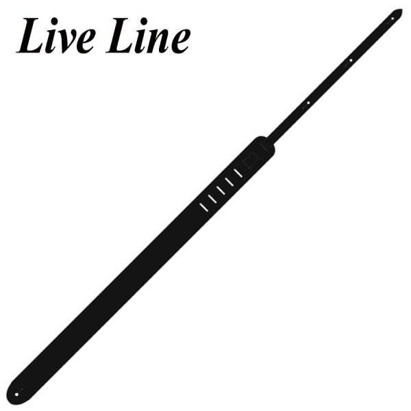Live Line "TOCHIGI" Leather Straps YM85 -BLK- ギタース...