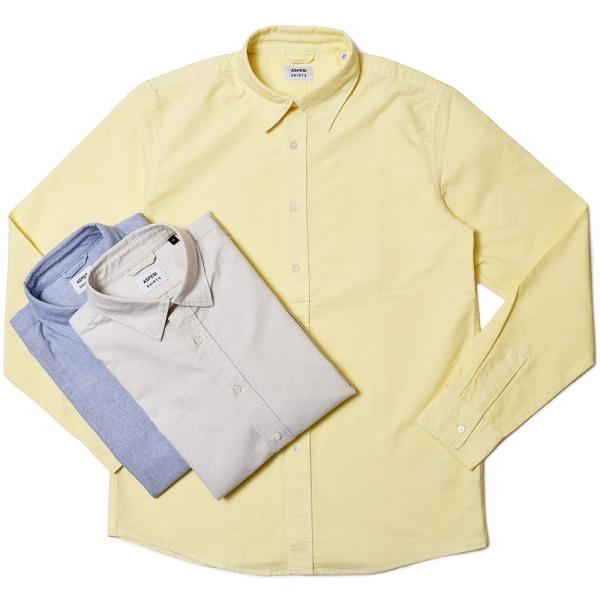 ASPESI（アスペジ）コットンオックスフォードレギュラーカラーシャツ 24921ACE89V063...