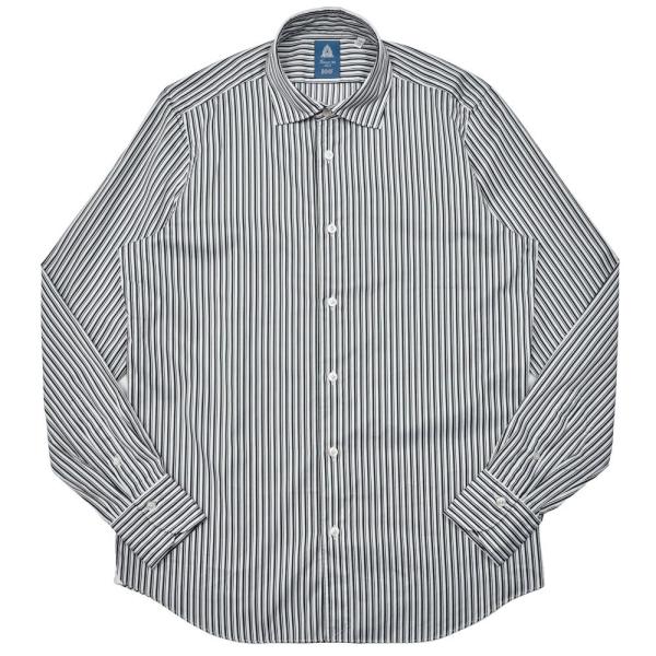 Finamore（フィナモレ）LUIGIルイジ/BALIバーリ コットンシックシンストライプワイドカ...